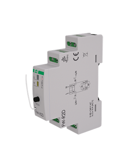 Funkrelais, bistabil, Hutschienenmontage