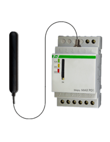 GSM Fernsteuerungsrelais Simplymax MAX_P01 & MAX_P04 GSM 2 oder 4 I-O 230V