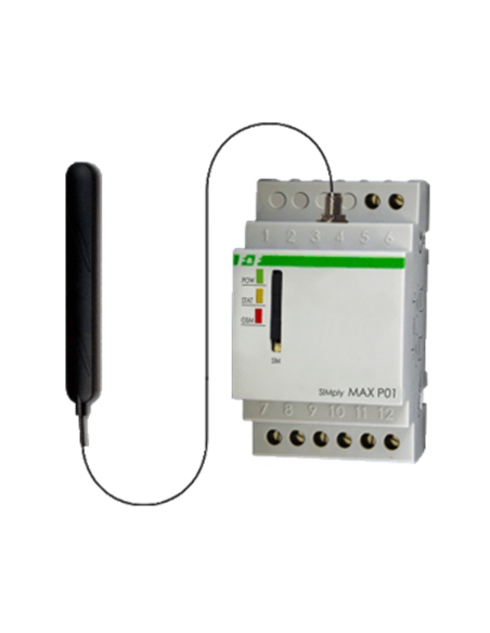 GSM Fernsteuerungsrelais Simplymax MAX_P01 & MAX_P04 GSM 2 oder 4 I-O 230V