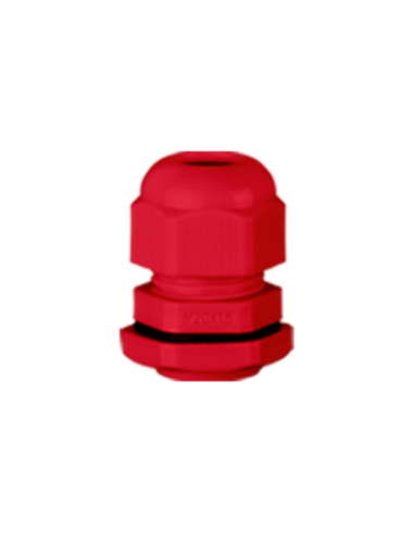 Rote Kabelverschraubung von M12 bis M63