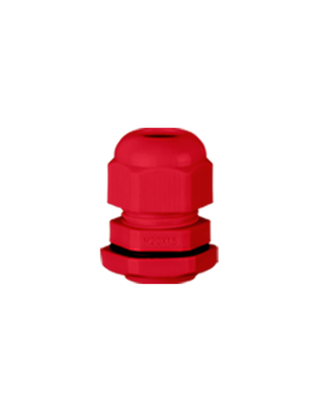 Rote Kabelverschraubung von M12 bis M63