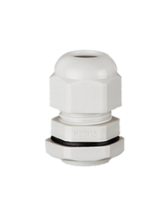 Weiße Kabelverschraubung von M12 bis M63