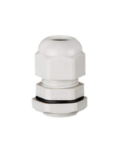 Weiße Kabelverschraubung von M12 bis M63