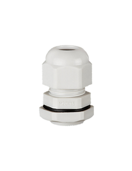 Weiße Kabelverschraubung von M12 bis M63