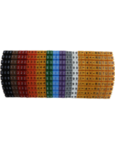 Kabelmarker zum Aufklipsen für 0.5 bis 1mm²