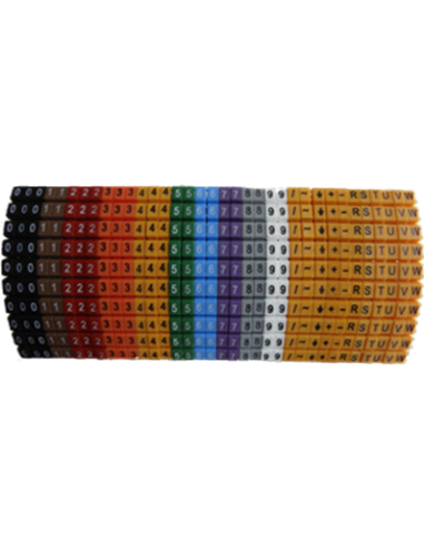 Kabelmarker zum Aufklipsen für 0.5 bis 1mm²