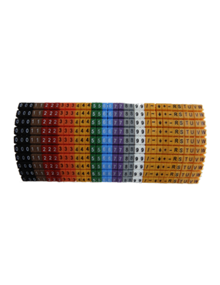 Kabelmarker zum Aufklipsen für 0.5 bis 1mm²