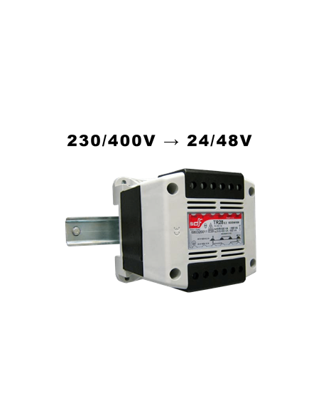 IP20 vergossener Transformator primär 230-400V sekundär 24-48VAC 40VA