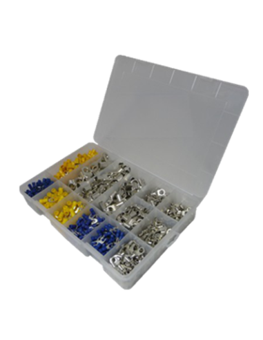 Sortiment von 1015 Stück Quetschkabelschuhen