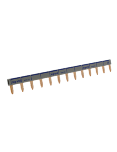 Verteilerkamm für Einphasen-Leistungsschalter, 13 Zinken im Abstand von 18mm.