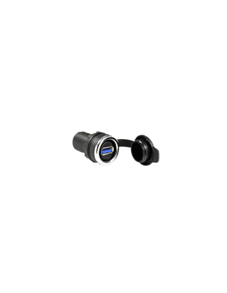 USB- oder Netzwerksteckdose Paneeleinbau