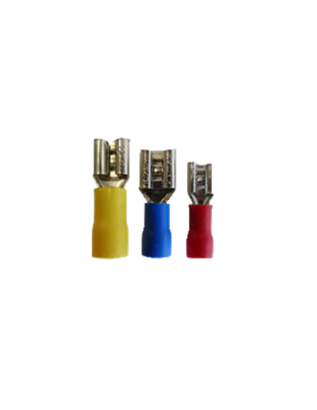 Faston Kabelschuh zum Crimpen, weiblich