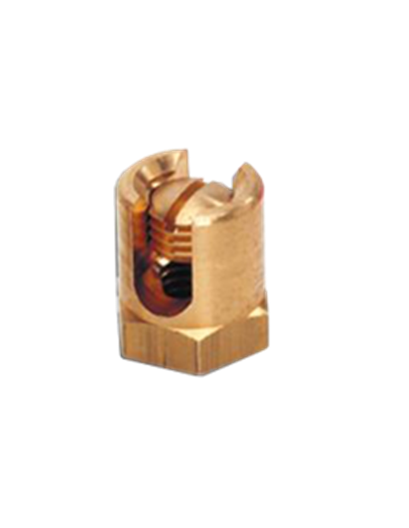 Messingklemme, Befestigung per M6-Bohrung ref: SER_M6_XX