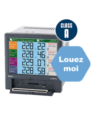 ND40 dreiphasiger elektrischer Netzwerkanalysator , mit Webserver