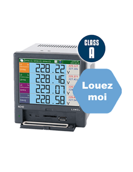 ND40 dreiphasiger elektrischer Netzwerkanalysator , mit Webserver