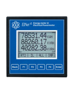 Elnet LT/TCP/IP Wattmeter V, I, P (Q, S), F, PF, harm.  Ethernet TCPIP