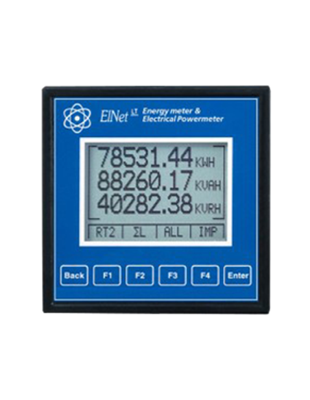 Elnet LT/TCP/IP Wattmeter V, I, P (Q, S), F, PF, harm.  Ethernet TCPIP