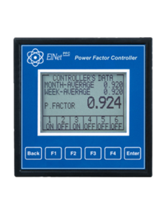 Elnet PFC wattmeter,  cosPHI-Regler, 6 Stufig