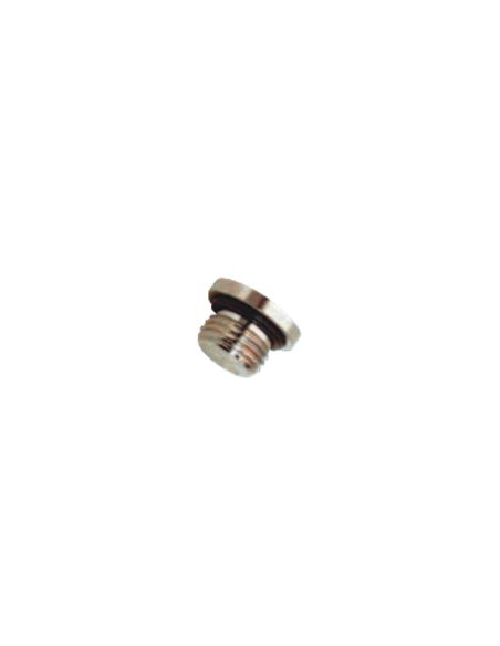 Verschlussstopfen Messing mit Außengewinde, mit Dichtungsring