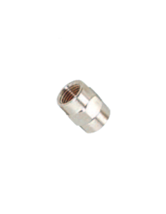 Messingmuffe vernickelt