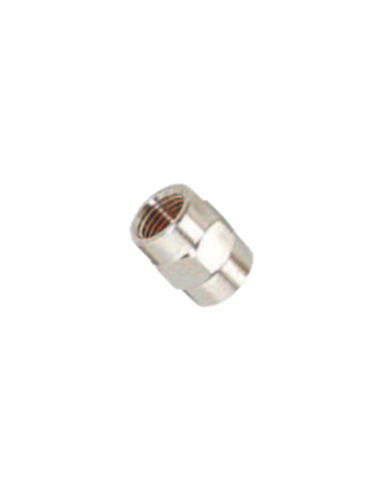 Messingmuffe vernickelt