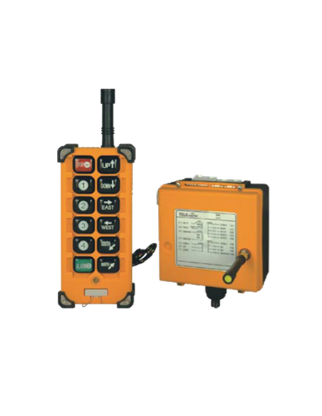 Funkfernsteuerung Sender + Empfänger, 4 Achsen, 2 Richtungen