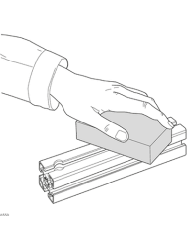 Elastic-Schleifmittel für Aluminium-Strebenprofile