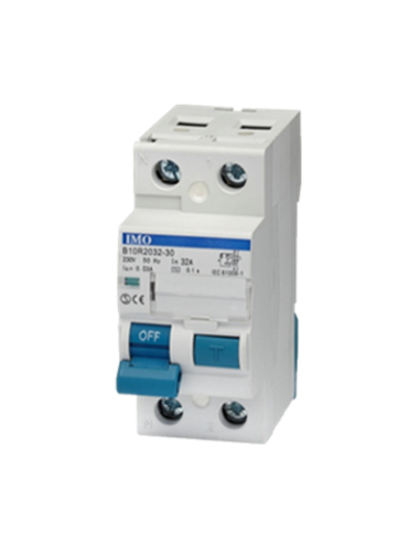 Fehlerstromschutzschalter, zweipolig, Typ AC