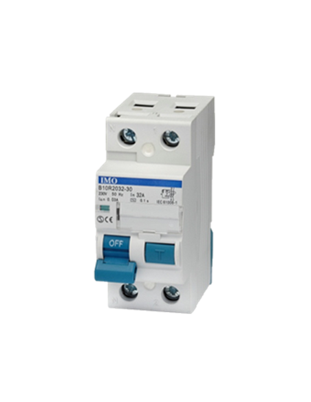 Fehlerstromschutzschalter, zweipolig, Typ AC