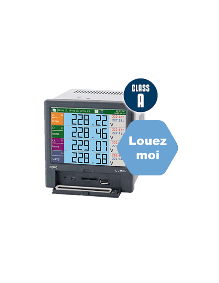 ND40 dreiphasiger elektrischer Netzwerkanalysator , mit Webserver