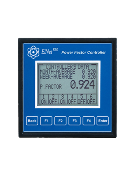 Elnet PFC wattmeter, CosPHI-Regler, 6-stufig