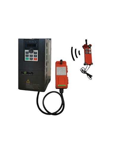 Frequenzumrichter VFR050 1Ph/3Ph 230V mit Funkfernsteuerung INORéA VFREM
