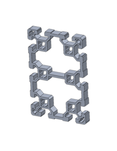 Strebenprofil 10mm Nut 80x120
