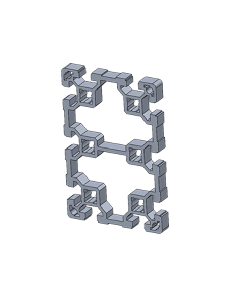 Strebenprofil 10mm Nut 80x120