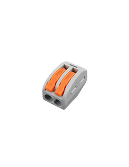 Schnell-Verbinungsklemme 0,75/4mm, grau/orange 10er-Pack