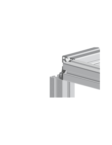 Eckwinkel mit Befestigungsset für Strebenprofil Typ I