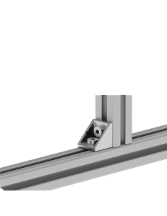 Abdeckkappe Winkelverbinder Profil Aluneed TB grau RAL7004