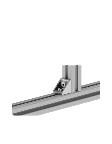 Abdeckkappe Winkelverbinder Profil Aluneed TB grau RAL7004