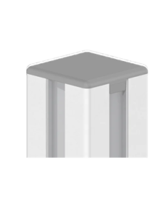 Standard-Abdeckkappe für Strebenprofil Aluneed TB grau RAL7004