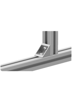 Abdeckkappe winkel profil Aluneed TI grau RAL7042