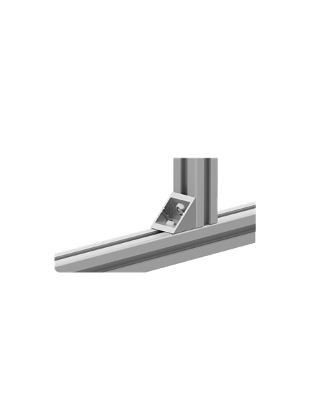 Abdeckkappe winkel profil Aluneed TI grau RAL7042