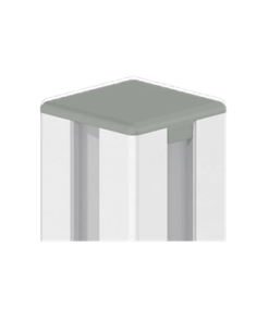 Standard-Abdeckkappe für Strebenprofil Aluneed TI grau RAL7042