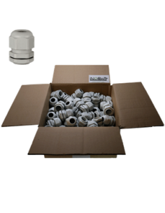 Kabelverschraubung grau M12 bis M25 100-Stück-Packung