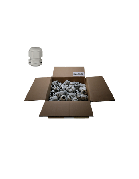 Kabelverschraubung grau M12 bis M25 100-Stück-Packung