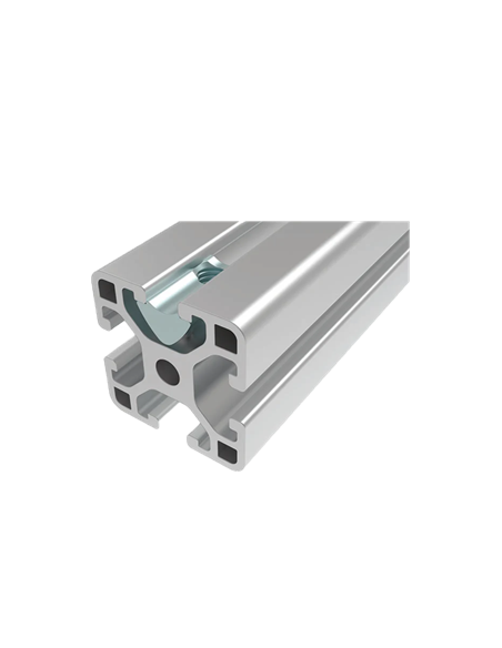 Edelstahl-Nutenstein mit Federkugel für Aluneed TI-Profil