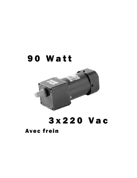 ZD-Kompaktreihe T5 GU , 90x90,3* 220Vac + Bremse, 90W , ventil. , 5RK90GU-SFM+ 5