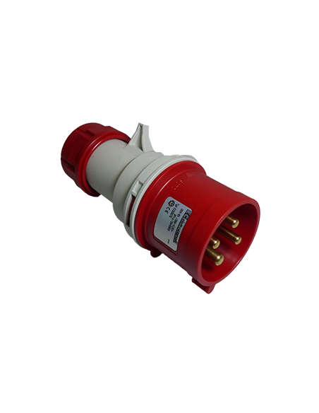 Stecker und Steckdosen 3-polig + Schutzleiter.