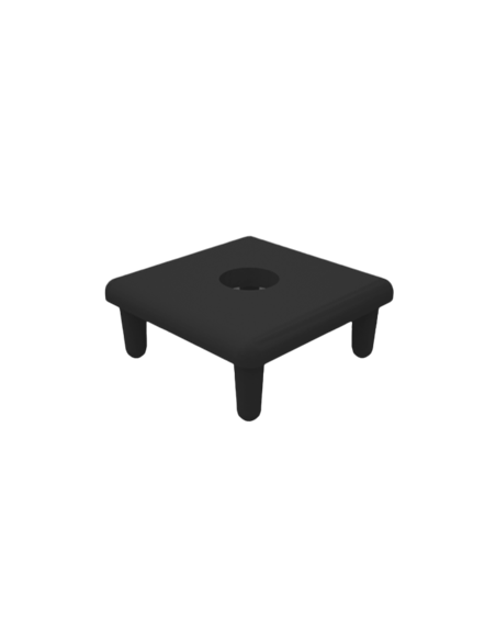 Abdeckkappe mit Loch für Strebenprofil