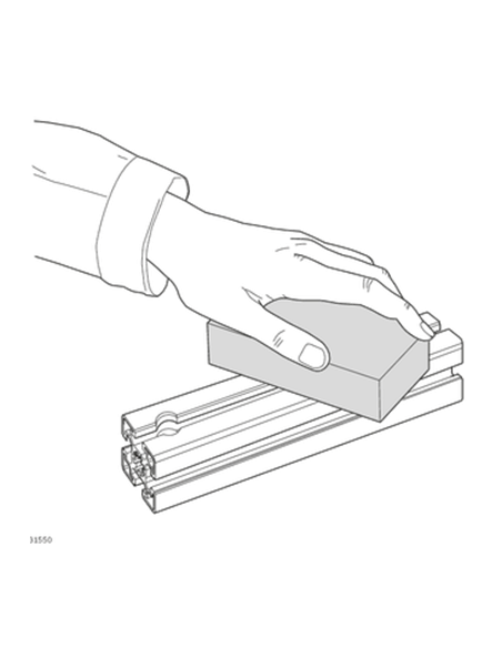 Elastic-Schleifmittel für Aluminium-Strebenprofil