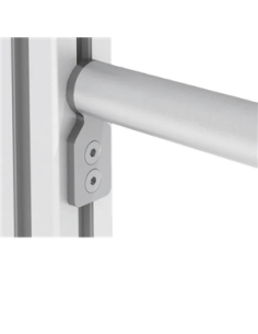 Verbindungsplatte für rechtwinklige Profile mit Rundprofil D28mm